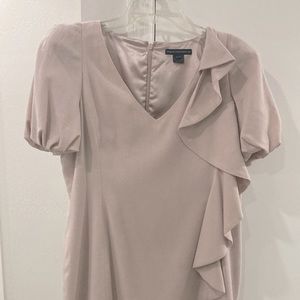 French Connection light pink mini dress.